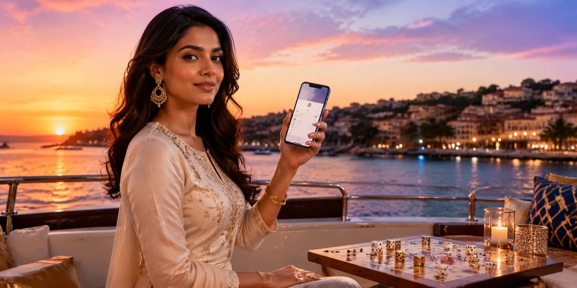 Relaxed dice game outdoor at Goa beach